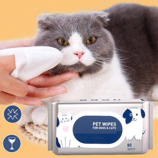 Hot sale 5% off Non-washable Pet Cleaning Wipes without Irritation