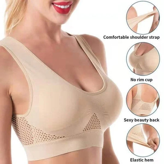 🔥LAST DAY 49% OFF--Breathable Cool Liftup Air Bra🎁BUY 3 PAY 2 (CODE: comfy6)